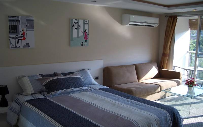 Spacious, studio, for rent, Hyde Park, Pattaya, Walking Steet