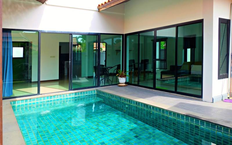 2-bedroom, house, pool, villa, for rent, Mabprachan Lake, East Pattaya