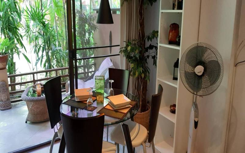 1-bedroom, Chateau Dale, for rent, Jomtien, ThaBali, Garden access