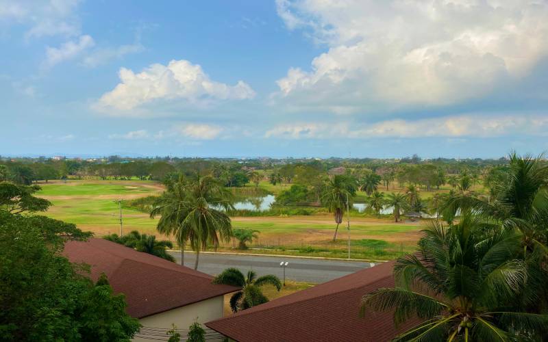 2-bedroom condo, for sale, Panya Resort, condominium, Sri Racha, Chrystal Bay golf course