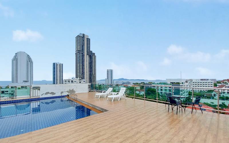 Studio condo for rent on Pratumnak, Arunothai condominium rental, properties for rent in Pattaya, Property Excellence, Pattaya real estate